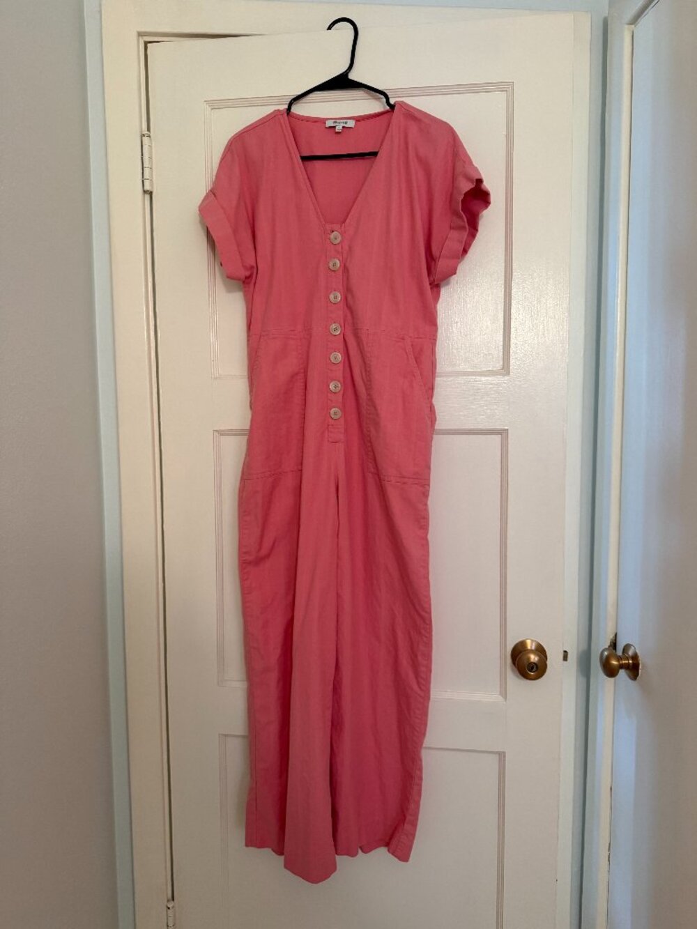 Madewell Button Front Day Jumpsuit